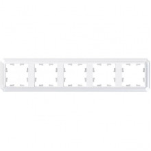 Рамка 5п, IP20, Schneider Electric ATLASDESIGN ANTIQUE [ATN100105] белый