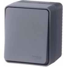 Переключатель о/у 1-кл 10А, IP54, Schneider Electric ATLASDESIGN PROFI [ATN544061] антрацит