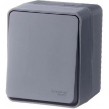 Выключатель о/у 1-кл 10А, IP54, Schneider Electric ATLASDESIGN PROFI [ATN544011] антрацит
