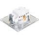 Розетка с/у 2P+E 16A, IP20, Schneider Electric ATLASDESIGN [ATN000443] жемчуг