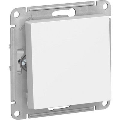 Выключатель двухполюсный с/у 1-кл 10А, IP20, Schneider Electric ATLASDESIGN [ATN000121] белый