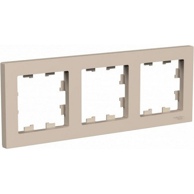 Рамка 3п, IP20, Schneider Electric ATLASDESIGN [ATN001203] песочный
