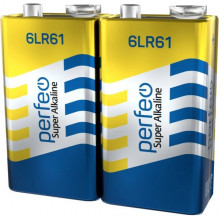 Батарейка Perfeo 9V 6LF22 Alkaline [SR2/20] [PF 6LF22/2SR]