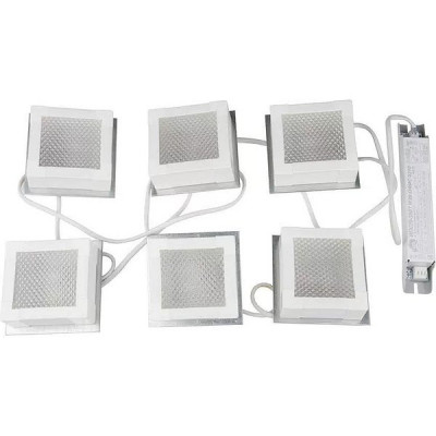 Светильник LED 110*110 (Грильято) комплект (6 шт + БП), 7W*6, 4000K, IP40 Uniel [ULP-1010 42W/4000К]