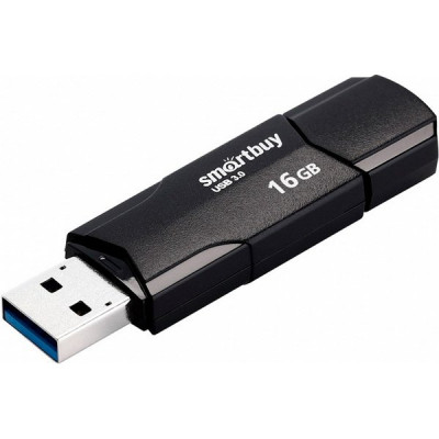 Накопитель USB Flash 16Gb SmartBuy CLUE Black, USB 3.0