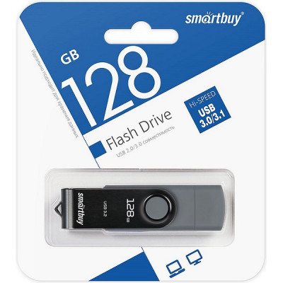 Накопитель USB Flash 128Gb SmartBuy Twist Dual Type-C/Type-A, USB 3.0
