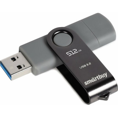Накопитель USB Flash 512Gb SmartBuy Twist Dual Type-C/Type-A, USB 3.0