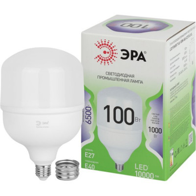 Лампа LED E27/T140 цилиндр, 100W, 6500K, 10000Лм,E27/E40, ЭРА GL [LED POWER T140-100W-865-E27/E40 G]