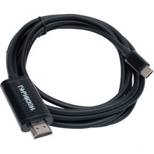 Кабель-переходник Type-C - HDMI, v1.4, 1.8м, Гарнизон [GCC-A-CM-HDMI-1.8M]