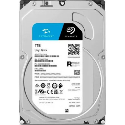 Жесткий диск  1.0Tb Seagate ST1000VX013 Skyhawk SATA-III 5400rpm 256Mb, для видеонаблюдения