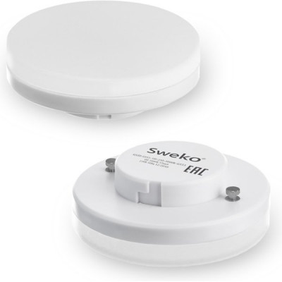 Лампа LED GX53, 10W, 6500K, 900Лм, Sweko [42LED-GX53-10W-230-6500K-GX53-P]