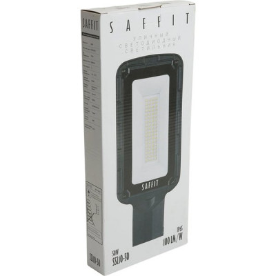 Светильник LED консольный  50W, 5000K, 5000лм, IP65, SAFFIT SSL10-50 [55233]