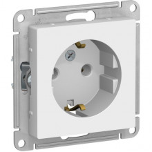 Розетка с/у 2P+E 16A, IP20, Schneider Electric ATLASDESIGN [ATN001343] лотос