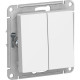 Выключатель с/у 2-кл 10А, IP20, Schneider Electric ATLASDESIGN [ATN001351] лотос