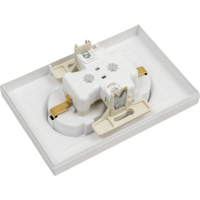 Розетка с/у 2x2P+Е 16A, IP20, в сборе, Schneider Electric ATLASDESIGN [ATN001324] лотос