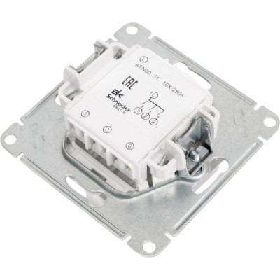 Выключатель с/у 3-кл 10А, IP20, Schneider Electric ATLASDESIGN [ATN001331] лотос