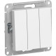 Выключатель с/у 3-кл 10А, IP20, Schneider Electric ATLASDESIGN [ATN001331] лотос